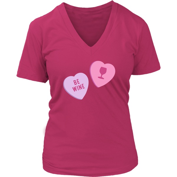 Be Wine - V-Neck - Lushy Wino