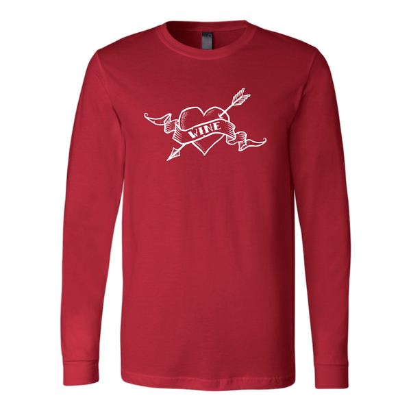 Wine Has My Heart - Long Sleeve - Lushy Wino