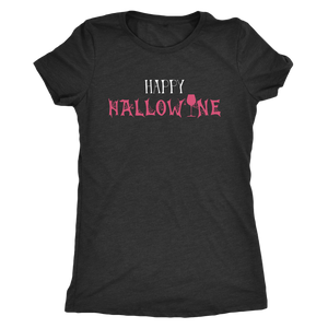Happy HalloWine - Triblend Tee - Lushy Wino