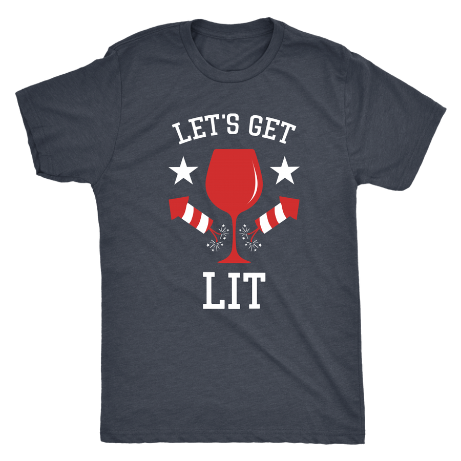 Let's Get Lit - Classic Tee - Lushy Wino