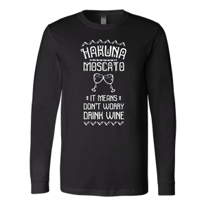 Hakuna Moscato - Long Sleeve - Lushy Wino