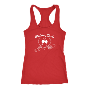 Raising Girls With Love & Wine - Tank Top - Lushy Wino