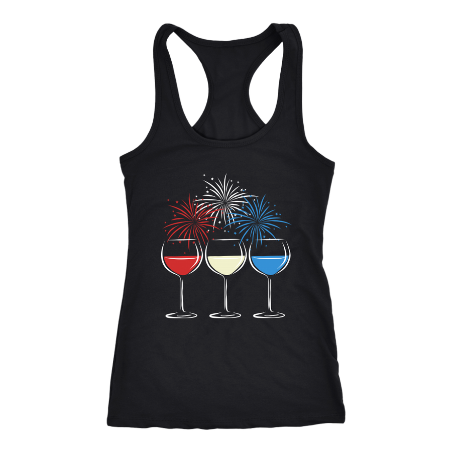 Red, White & Blue - Tank Top - Lushy Wino