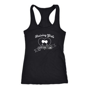 Raising Girls With Love & Wine - Tank Top - Lushy Wino