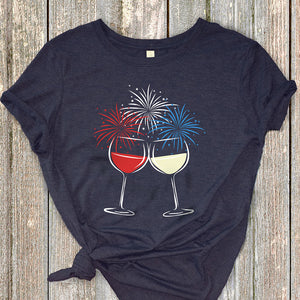Cheers to Freedom - Classic Tee - Lushy Wino