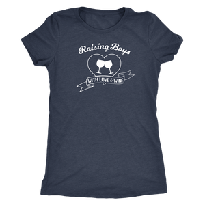 Raising Boys With Love & Wine - Classic Tee - Lushy Wino