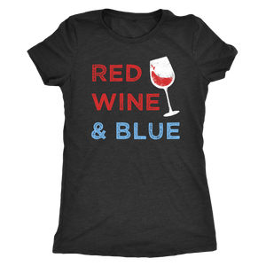 Red Wine & Blue - Classic Tee - Lushy Wino