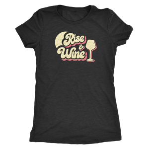 Rise & Wine - Classic Tee - Lushy Wino
