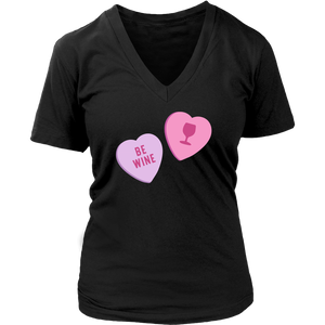 Be Wine - V-Neck - Lushy Wino