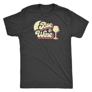 Rise & Wine - Classic Tee - Lushy Wino