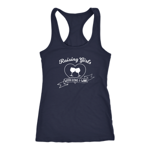 Raising Girls With Love & Wine - Tank Top - Lushy Wino