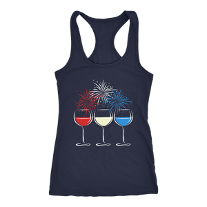 Red, White & Blue - Tank Top - Lushy Wino