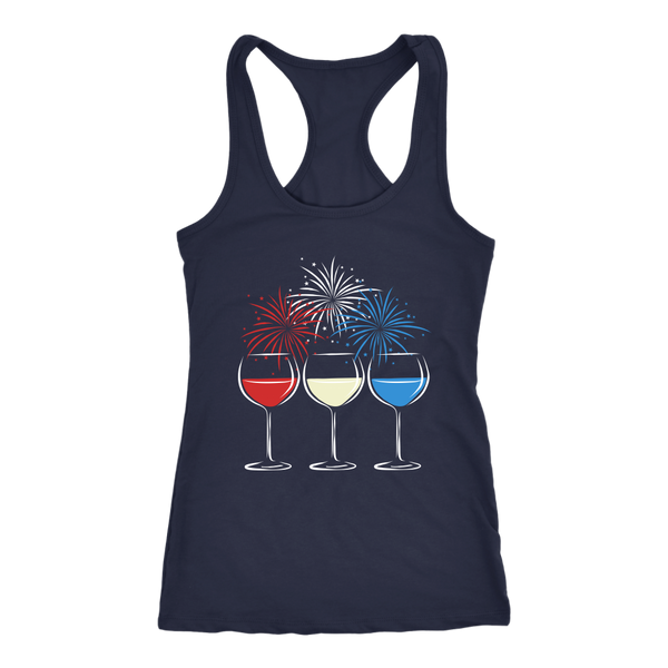 Red, White & Blue - Tank Top - Lushy Wino