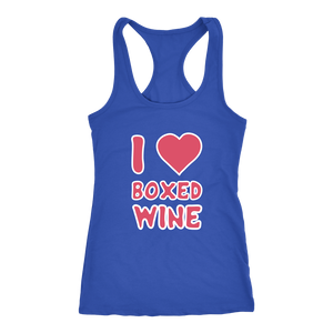 I Heart Boxed Wine - Tank Top - Lushy Wino
